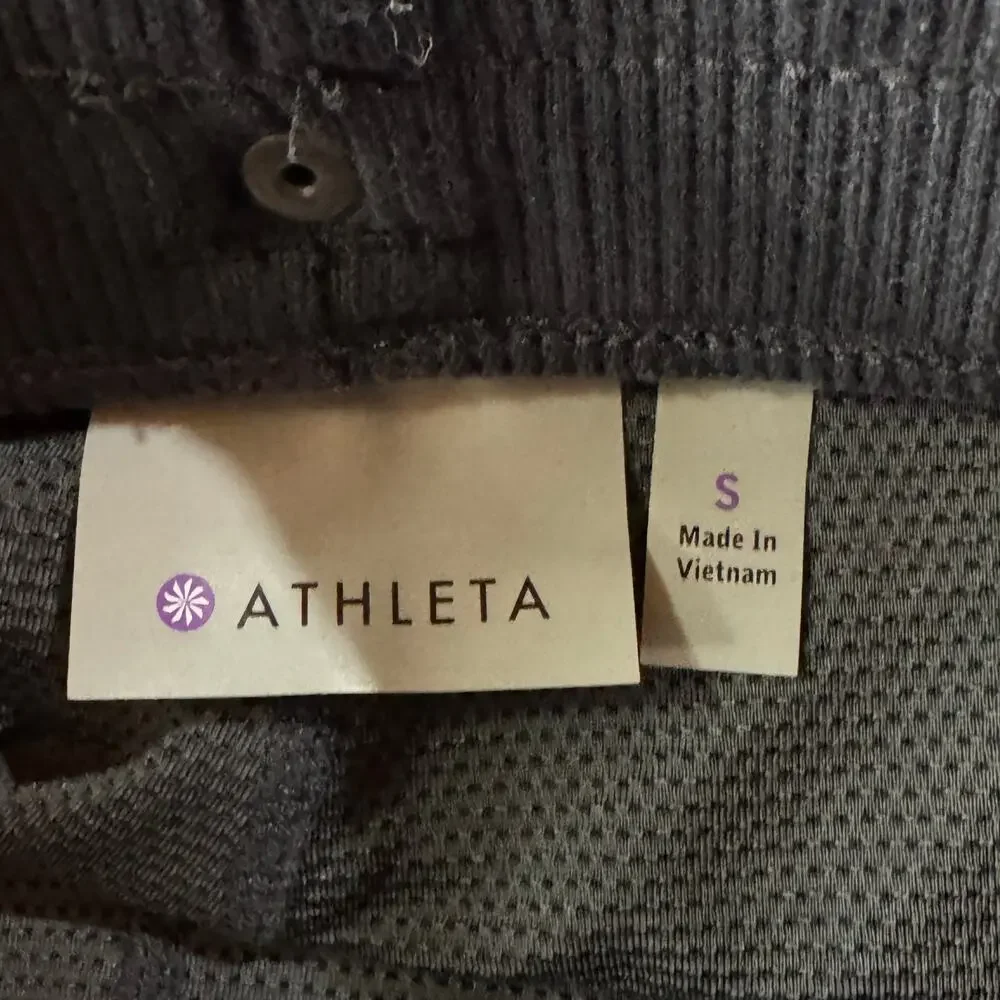 Athleta Small Northpeak Skort Pockets Elastic Waist Stretch Attached Briefs Gray - Picture 7 of 9
